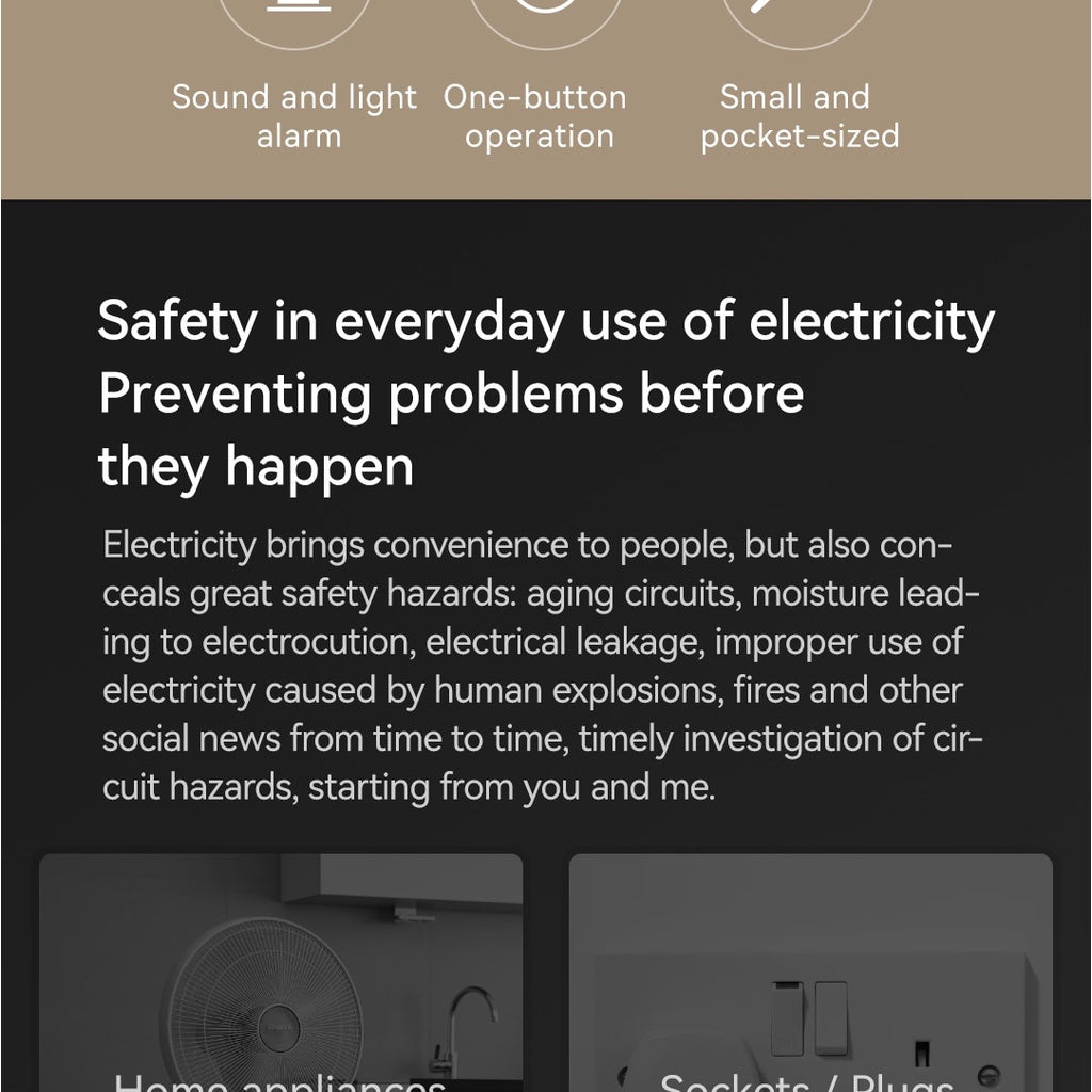 DUKA EM1 Smart Test Pencil Non-contact Circuit Leakage Safety Inspection Detection Pencil Induction Electrician