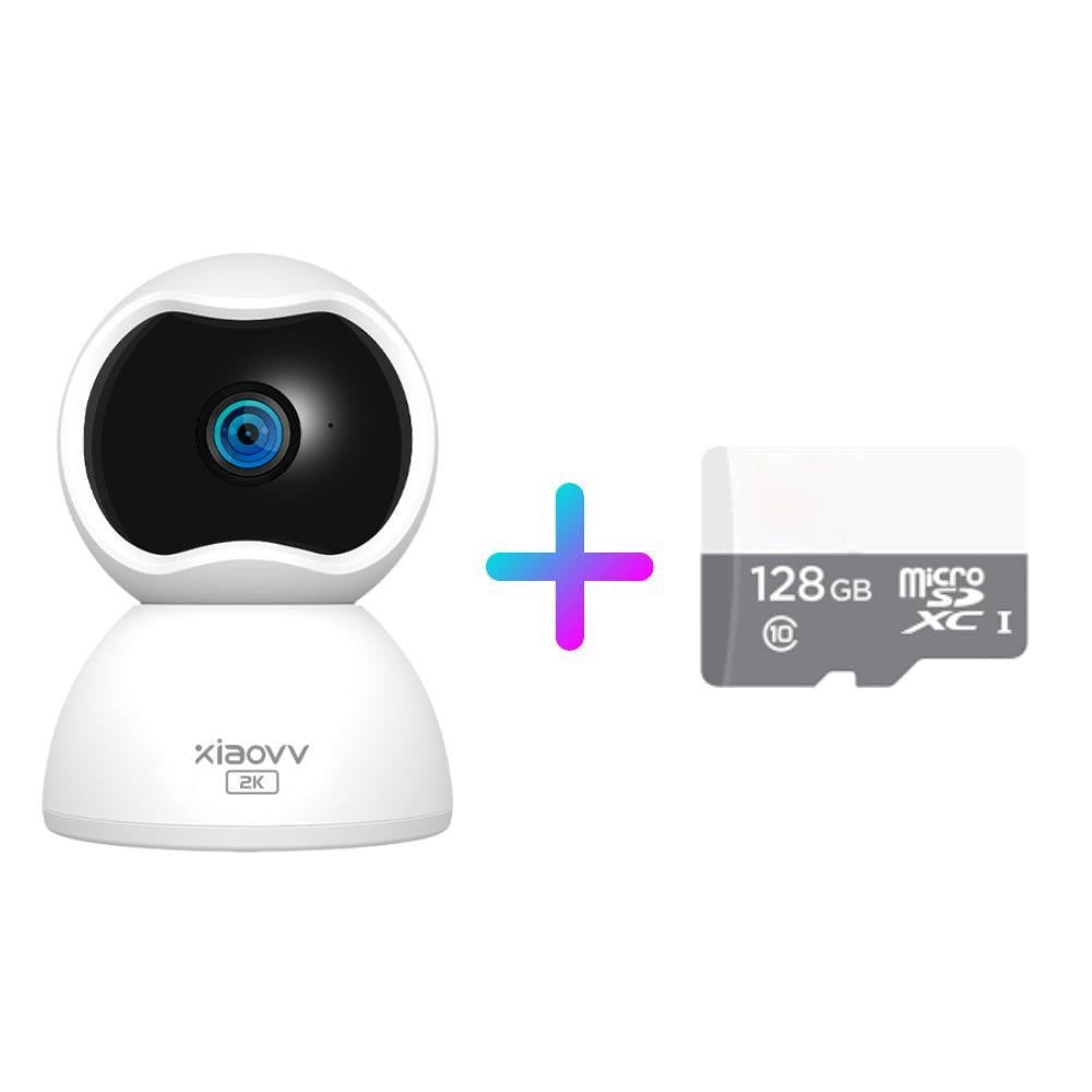 New Xiaovv Q2 Smart PTZ IP Camera CCTV Wireless 1296P Clear Image Night Vision Motion Detection Home Security Camera