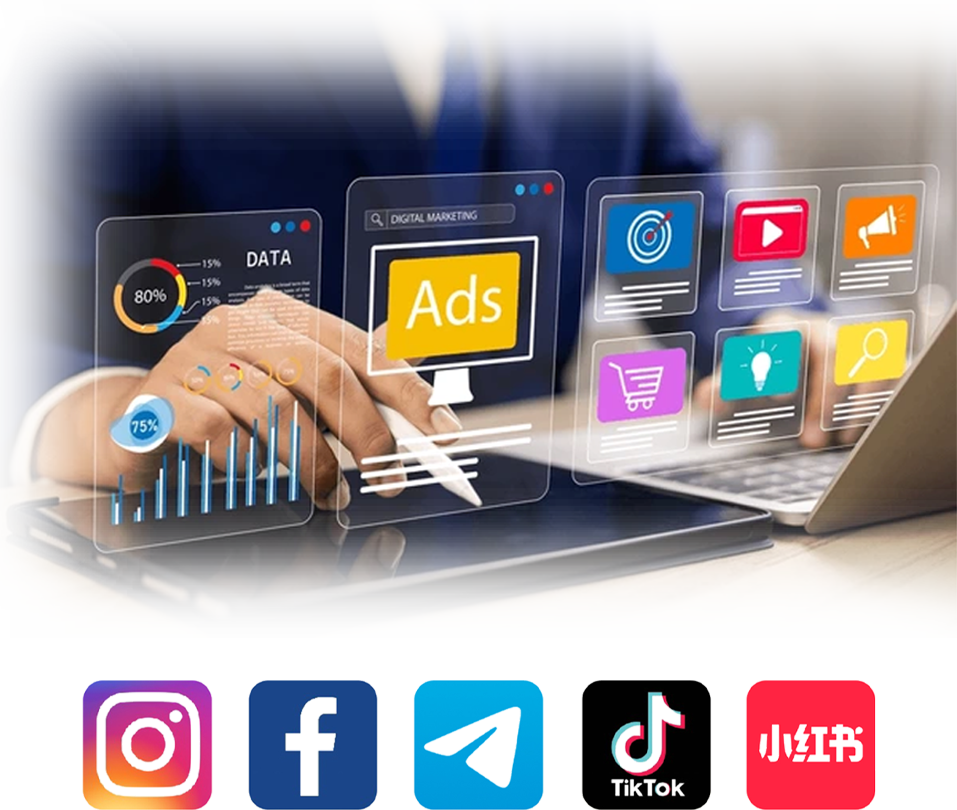 Digital marketing channels supported by W Network