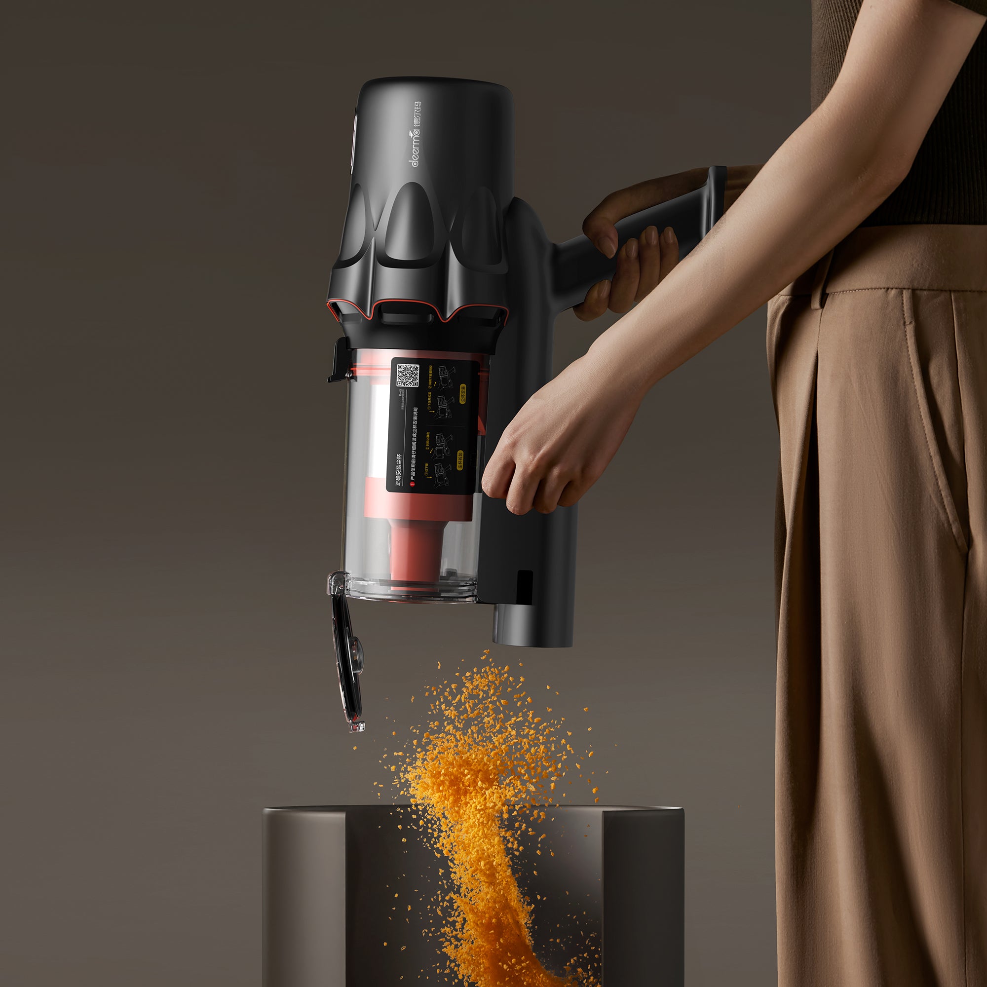 Deerma T30W Wireless Portable Vacuum Strong Suction Low Noise Mini Handheld