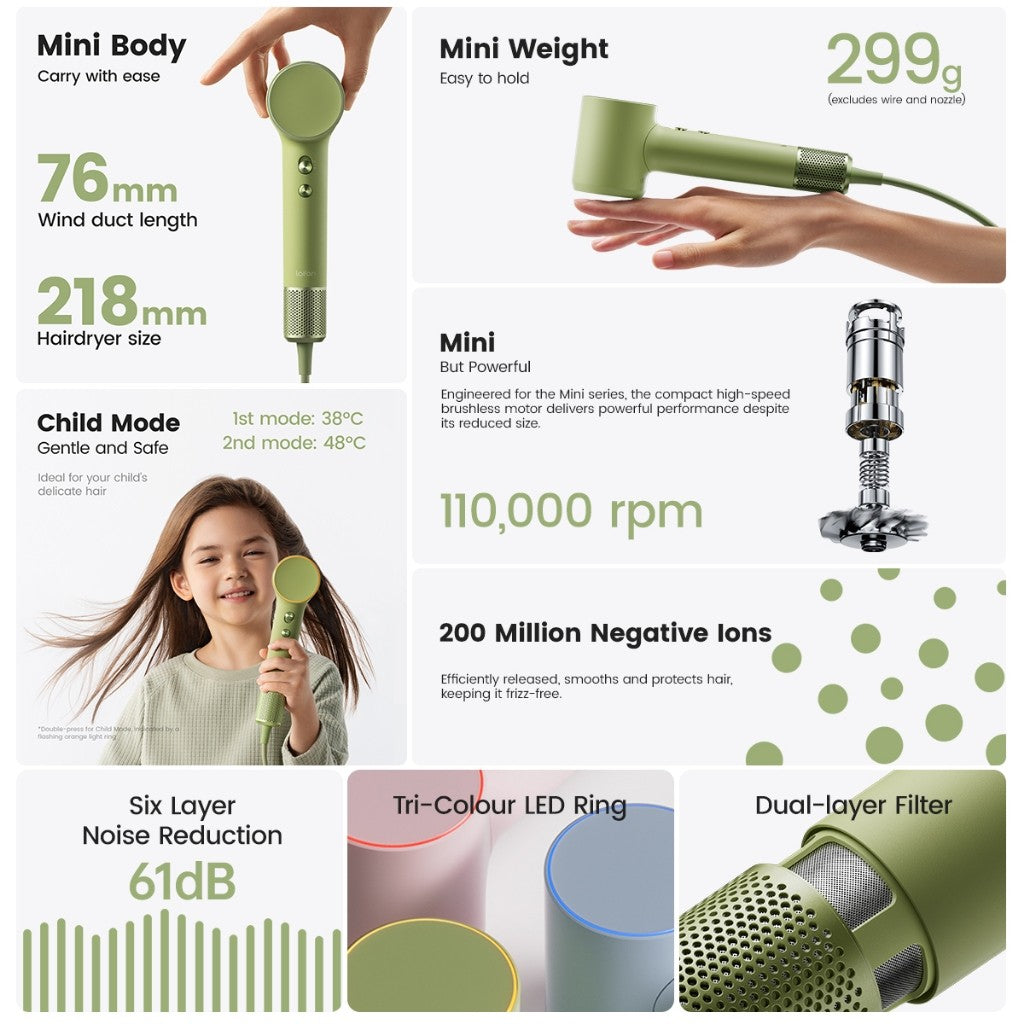 Laifen Mini · High-Speed Hair Dryer