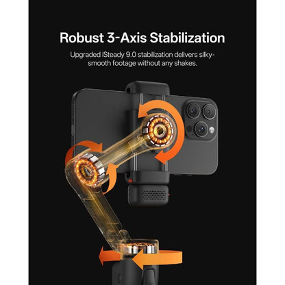 Hohem iSteady V3 Ultra 3-Axis Palm Smartphone Gimbal AI Visual Tracking w/ Selfie Stick