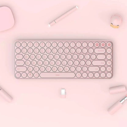 Youpin MIIIW Mini Bluetooth Dual Mode Keyboard 85 Keys 2.4GHz Multi System Wireless Keyboard For Computer Laptop Tablet