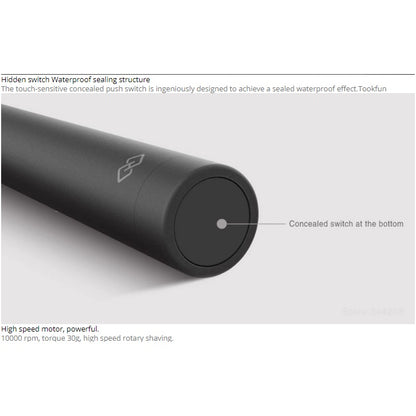 Huanxing Nose Hair Trimmer HN3 10000 RPM Battery-Operated Waterproof Painless Precision Tool Mini Electric Trimm