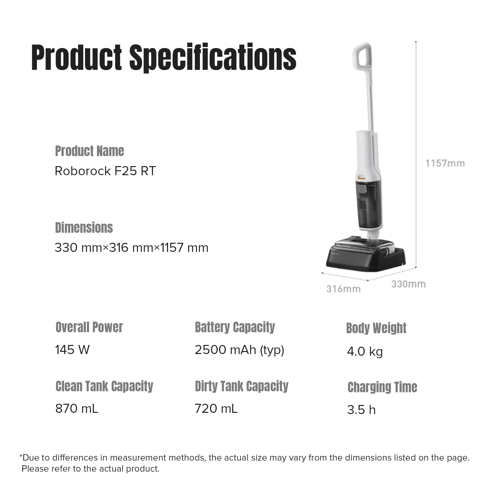 Roborock F25 RT Wet & Dry