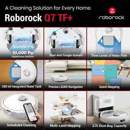 Roborock Q7 TF+ Black/White