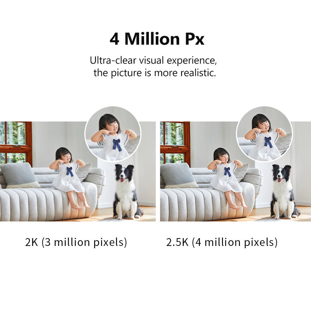 Xiaomi Mijia Smart Camera PTZ Version 2K 1440P 360° Angle WiFi Night Vision Baby Security Monitor MIHome support 256GB