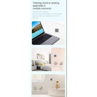 Youpin Miiiw Mute Temperature Humidity Clock Digital Hygrometer Alarm Clock Indoor Thermometer Humidity Monitor Home