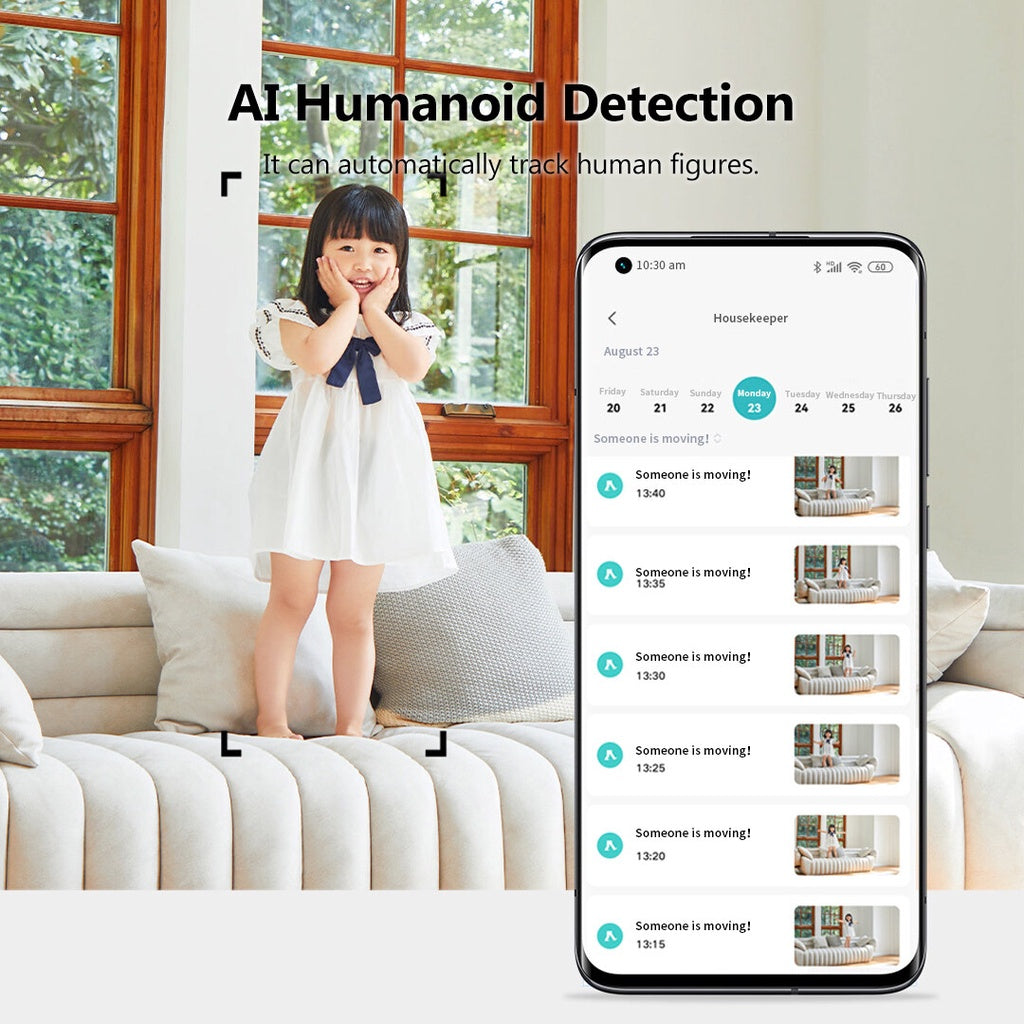 Xiaomi Mijia Smart Camera PTZ Version 2K 1440P 360° Angle WiFi Night Vision Baby Security Monitor MIHome support 256GB