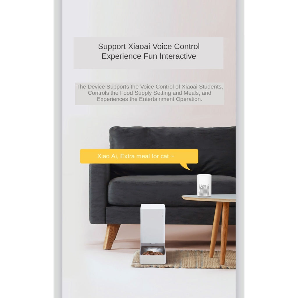 New Xiaomi Smart Pet Feeder Cat Dog Remote Voice Control Automatic Feeding Regular With Mijia APP