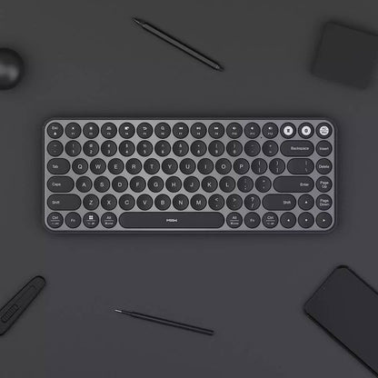 Youpin MIIIW Mini Bluetooth Dual Mode Keyboard 85 Keys 2.4GHz Multi System Wireless Keyboard For Computer Laptop Tablet