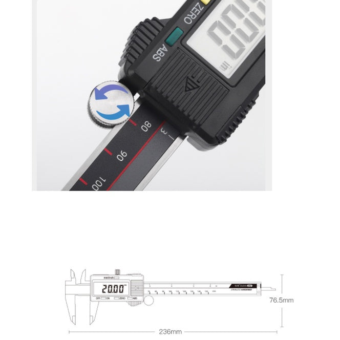 DUKA CA2 Digital Vernier Caliper Waterproof Stainless Steel Electronic Measurement 0-150mm Measuring Tool Measuri