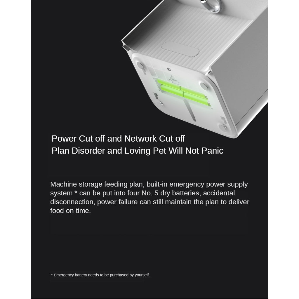 Xiaomi Smart Pet Feeder Cat Dog Remote Voice Control Automatic Feeding Regular With Mijia APP