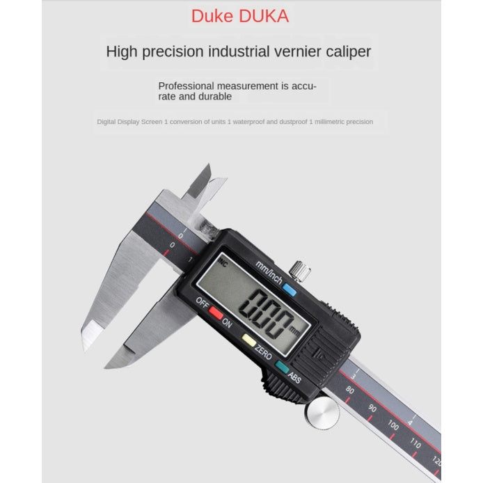 DUKA CA2 Digital Vernier Caliper Waterproof Stainless Steel Electronic Measurement 0-150mm Measuring Tool Measuri