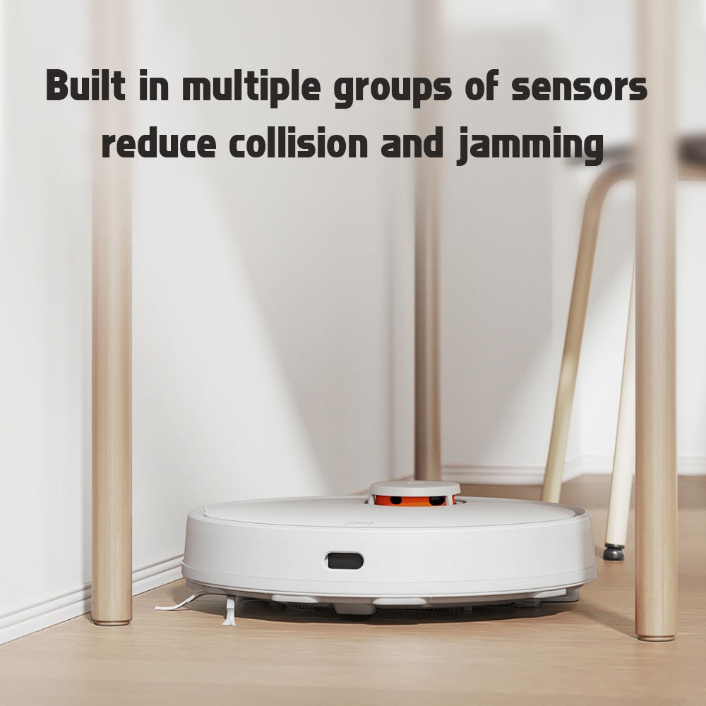 2024Version XIAOMI MIJIA Robot Vacuum Cleaner Mop 3C Mi Sweeping Mopping for Home Carpet Dust Cleaning with Smart Planne