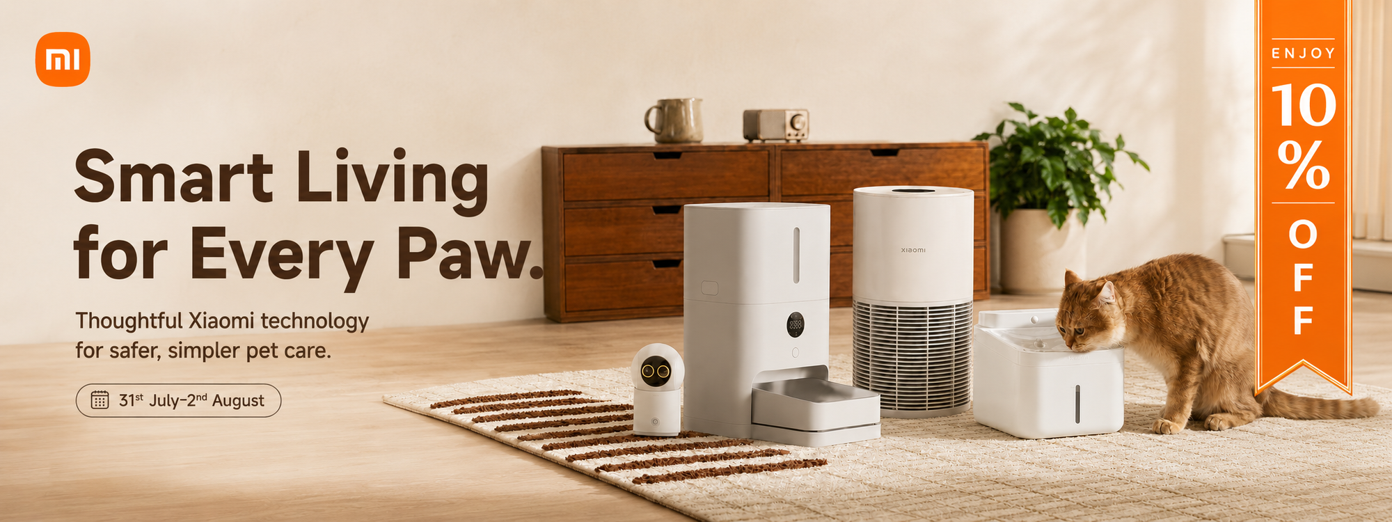 W Network Pet Festival exclusive Xiaomi offers