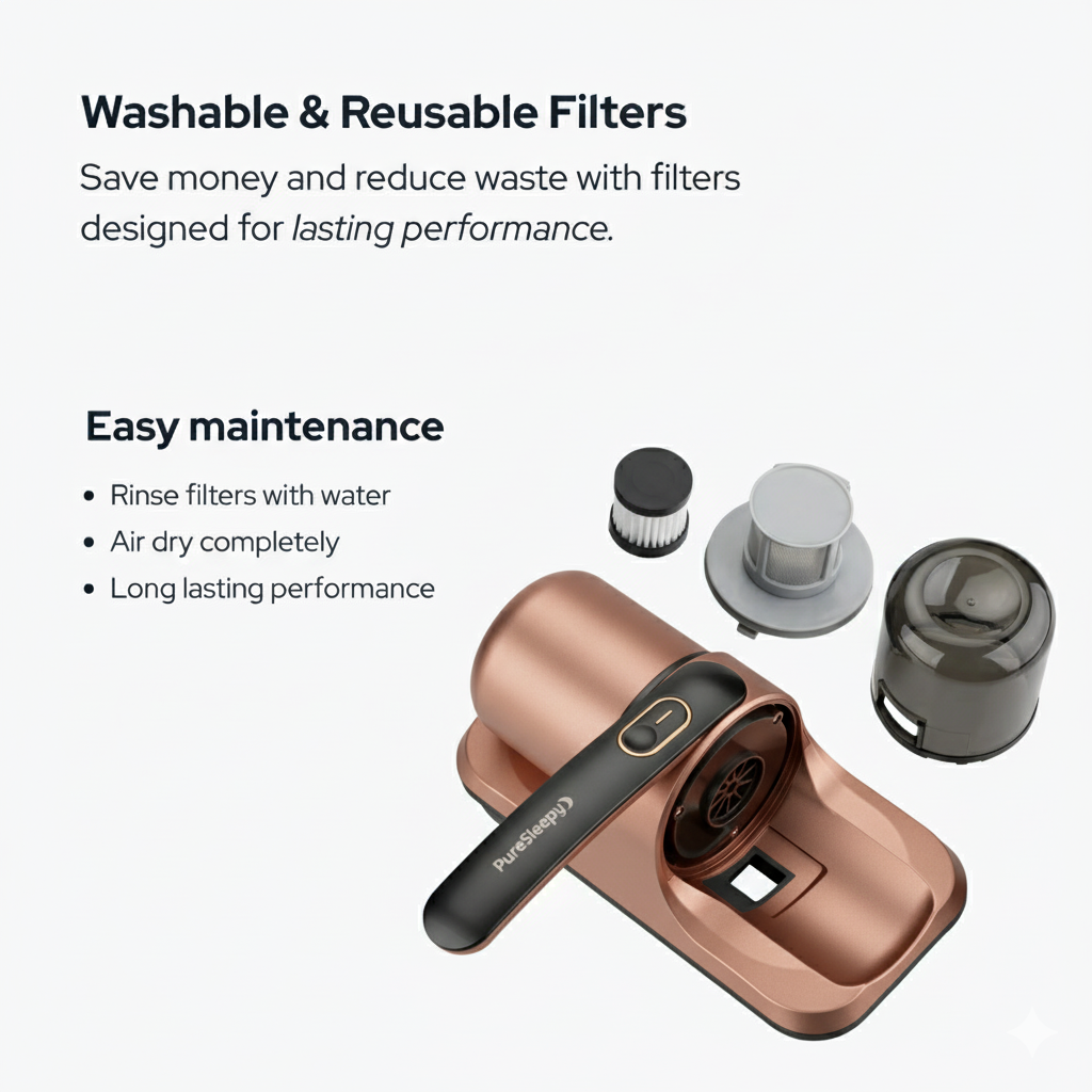 New Life Anti-Mite Vacuum | Deep Clean & UV Sterilize Your Bed in Minutes