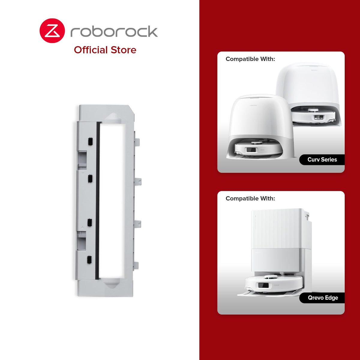 Main Brush Cover for Roborock Qrevo Curv, Qrevo Curv 5A1, Qrevo Edge,  Saros 20, Saros 20 R&D - image 2