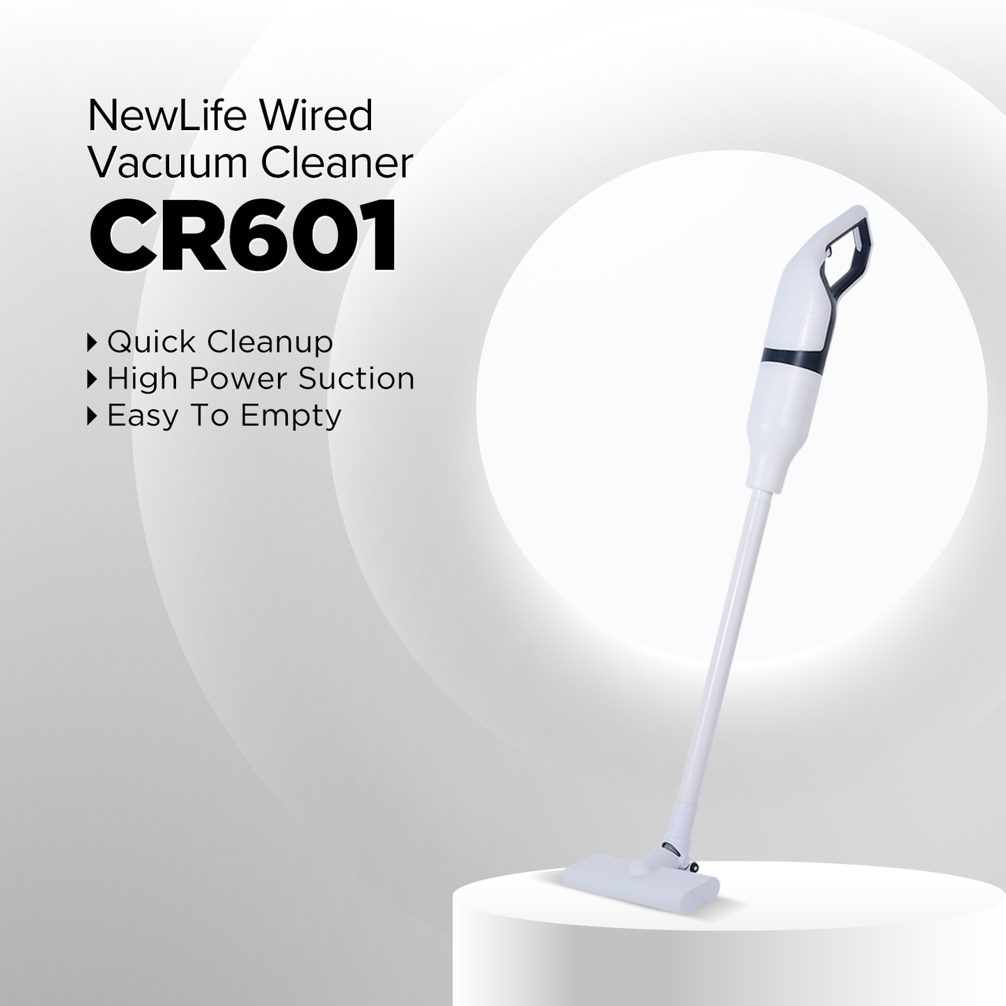 Newlife CR601 Handheld Wired Vacuum Cleaner 16000PA