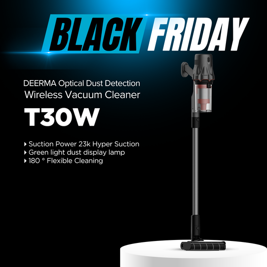 Deerma T30W Wireless Portable Vacuum Strong Suction Low Noise Mini Handheld