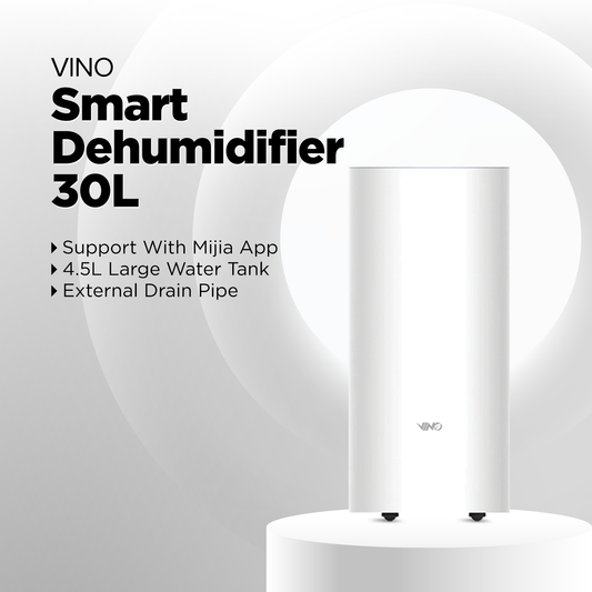 VINO Smart Dehumidifier 28L/D White GL  for home, family, office