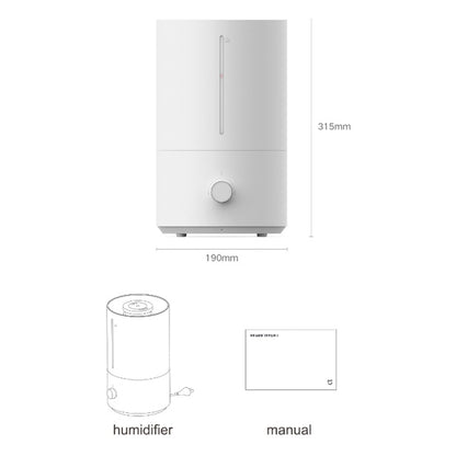 Xiaomi Humidifier Gen 2 - Smart UVC, Silver Ion, Air Purifier, Diffuser Mist