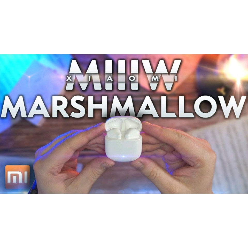 MiiiW TWS Earphones Marshmallow Bluetooth headset Compatible White Ultra-small Body Comfortable In-ear 13mm Large Dynami