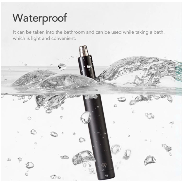 Huanxing Nose Hair Trimmer HN3 10000 RPM Battery-Operated Waterproof Painless Precision Tool Mini Electric Trimm