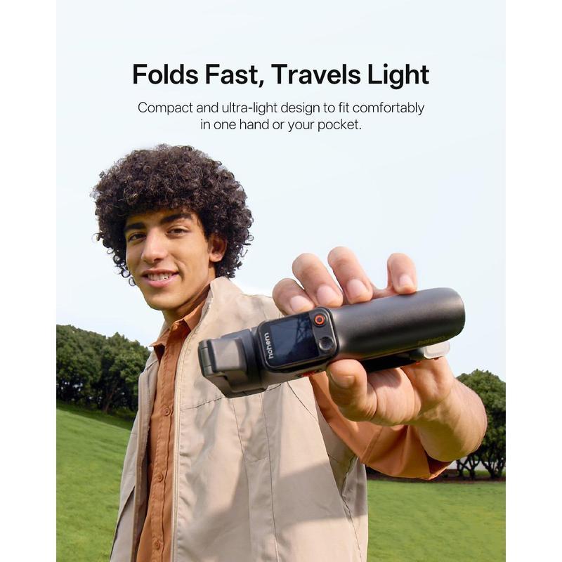 Hohem iSteady V3 Ultra 3-Axis Palm Smartphone Gimbal AI Visual Tracking w/ Selfie Stick