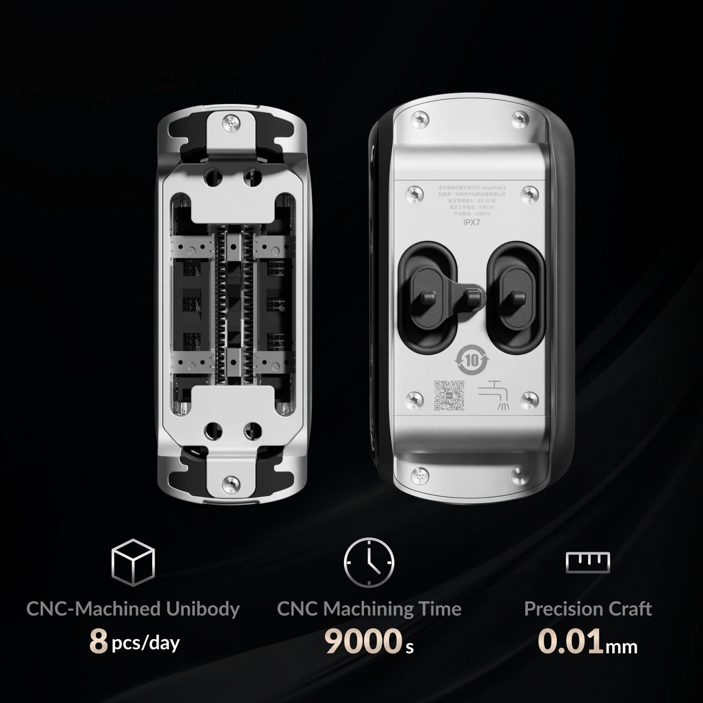 Laifen P3 Pro 3-Blade Electric Shaver with Linear Motor