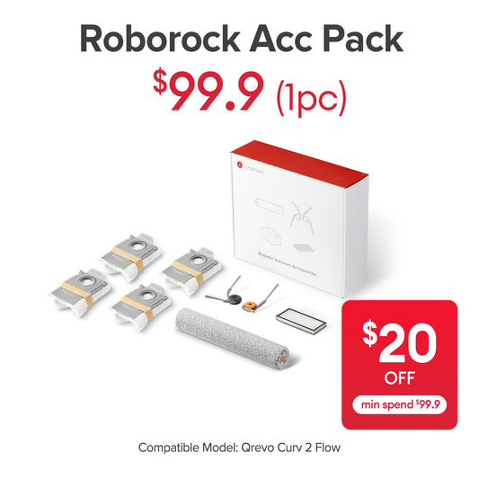 Roborock Accessories Pack for Qrevo Curv 2 Flow