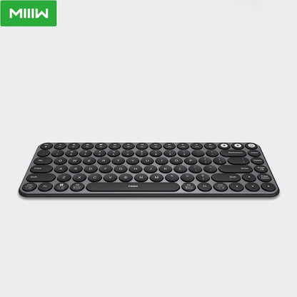 Youpin MIIIW Mini Bluetooth Dual Mode Keyboard 85 Keys 2.4GHz Multi System Wireless Keyboard For Computer Laptop Tablet