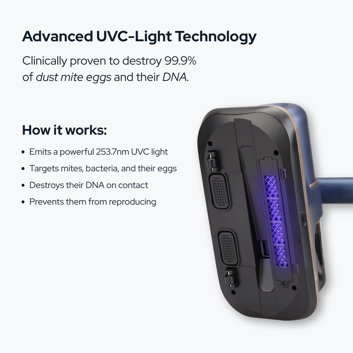 New Life Anti-Mite Vacuum | Deep Clean & UV Sterilize Your Bed in Minutes