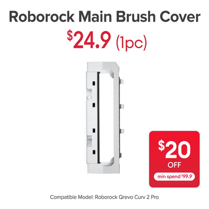 Main Brush Cover for Roborock Qrevo Curv 2 Pro - SGD 24.90