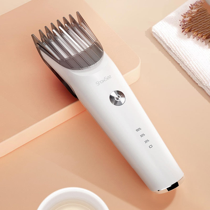 Showsee Electric Barber Slide Cover Positioning 6th Gear Length Waterproof 700mAh Battery Portable Wireless Hair