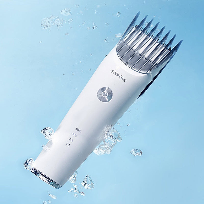 Showsee Electric Barber Slide Cover Positioning 6th Gear Length Waterproof 700mAh Battery Portable Wireless Hair