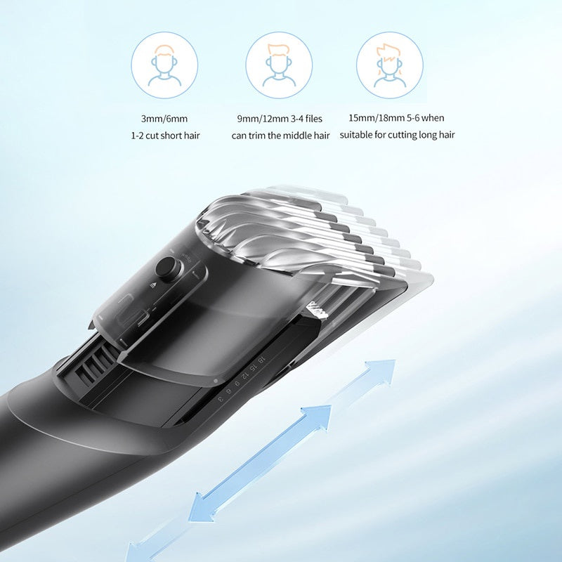 Showsee Electric Barber Slide Cover Positioning 6th Gear Length Waterproof 700mAh Battery Portable Wireless Hair
