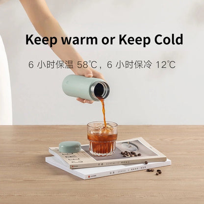 Xiaomi Mijia Thermos Pocket Version Vacuum Bottle Stainless Steel Water Bottle Keep Cold and Warm For WomenMen Travel