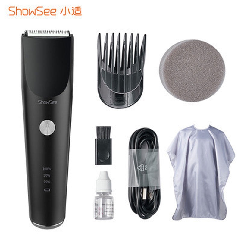 Showsee Electric Barber Slide Cover Positioning 6th Gear Length Waterproof 700mAh Battery Portable Wireless Hair