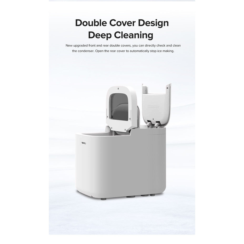 Vino Ice maker Electric bullet cylindrical Ice machine Automatic Household mini ice making Machine For Milk Tea Shop