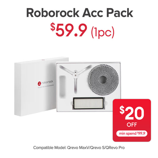 Roborock Accessories Pack for Qrevo MaxV/Qrevo S/Qrevo Pro