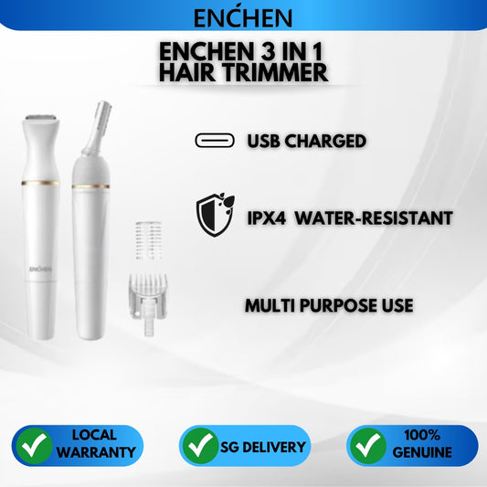 Enchen Mocha D Electric Hair Epilator 30° Adjustment Triple Protection Baby Hair Etc Multi-purpose Use Shaver