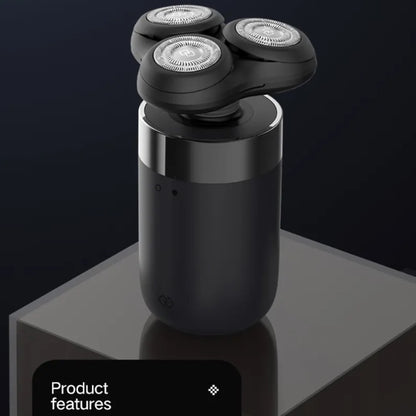 Huanxing S3 Electric Shaver 3 head magnetic levitation C Type Rechargeable Razor Washable Blade Wet Dry Man Shaver Beard