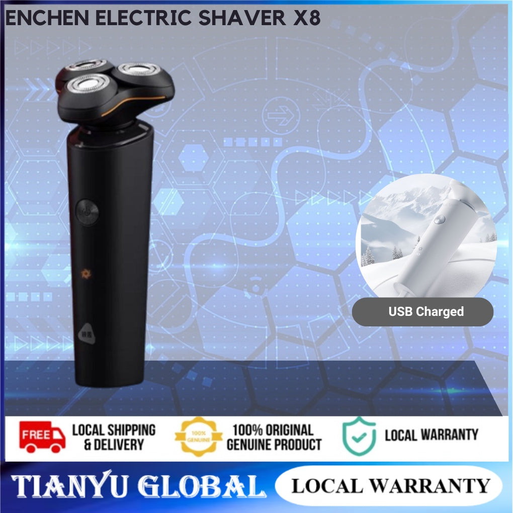 Enchen Electric Razor ENCHEN Electric Shaver X8 Triple Blade Floating Razor Shaving Machine ...