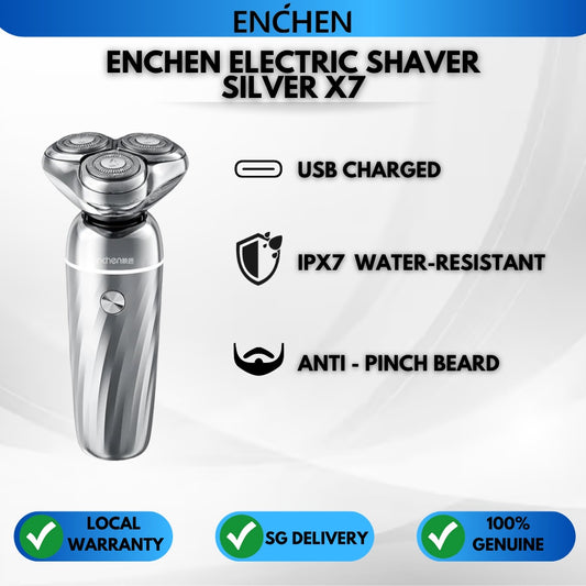 Enchen X7 Electric Shaver 3D Floating Shavers Beard Trimmer IPX7 waterproof ENCHEN USB Type-C Rechargeable X7