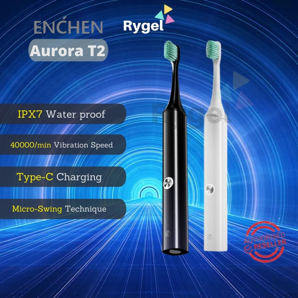 Enchen Aurora T2 Electric Toothbrush Rechargeable IPX7 Design 3 Cleaning Mode Ultra Long Standby Sonic Toothbrush