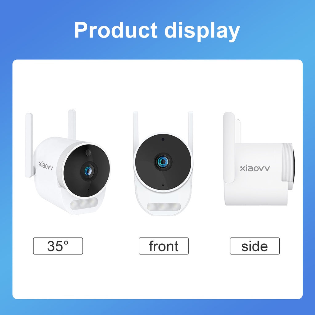 Xiaovv B10 Cctv Outdoor Wireless Ip Camera IP65 Waterproof Camera Hd Camera 1296P 150 ° Wide Angle and Wide-Wifi