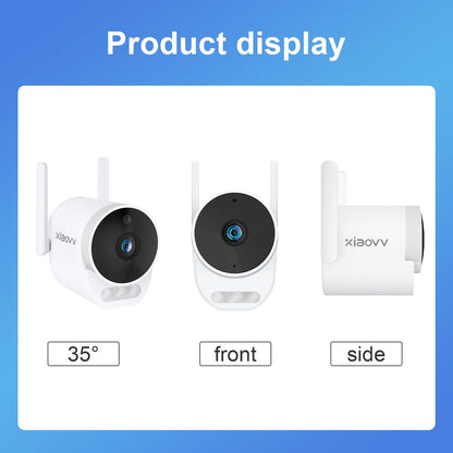 Xiaovv B10 Cctv Outdoor Wireless Ip Camera IP65 Waterproof Camera Hd Camera 1296P 150 ° Wide Angle and Wide-Wifi
