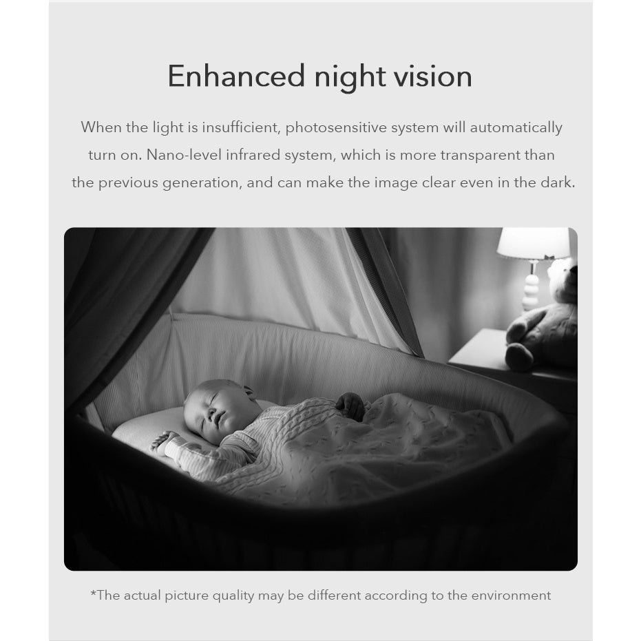 New Xiaovv Q2 Smart PTZ IP Camera CCTV Wireless 1296P Clear Image Night Vision  Motion Detection Home Security Camera