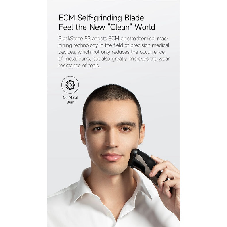 ENCHEN BlackStone 5s Electric Shaver Razor For Men IPX7 Waterproof Rechargeable Shaving Beard Machine Smart Control Trav